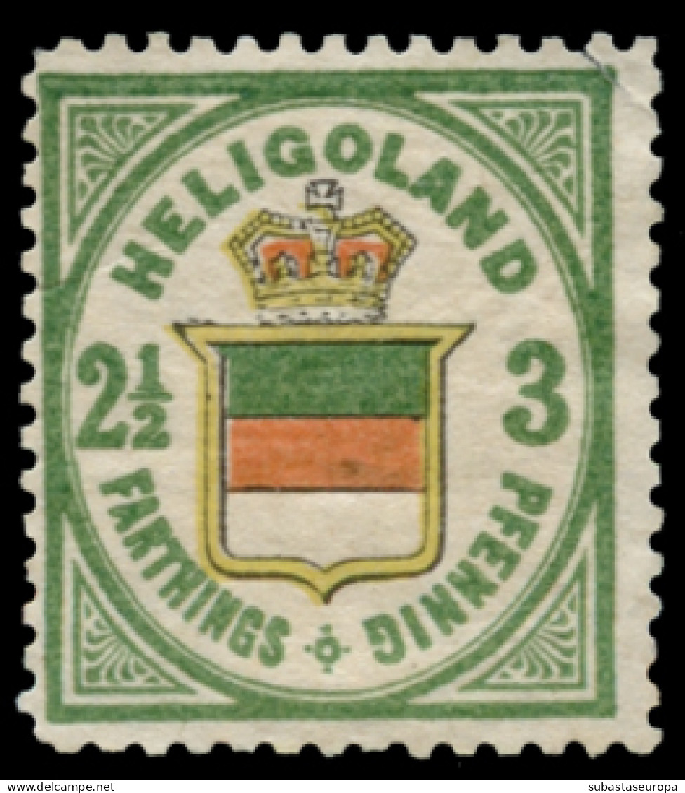 HELIGOLAND. ** 16 Y 17. Cat. 300 €. - Heligoland (1867-1890)