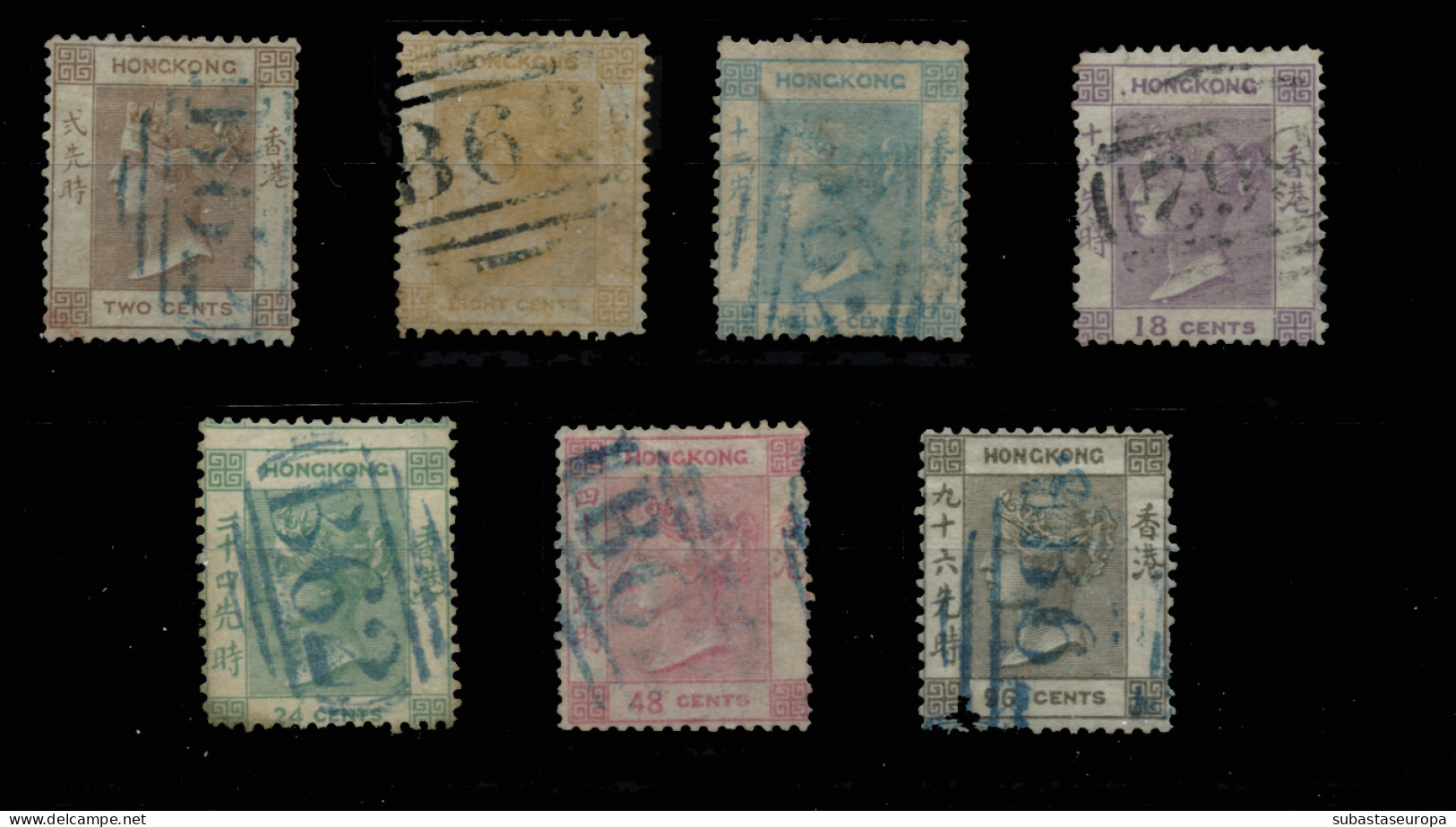 HONG KONG. Ø 1/7. Calidad Regular. Muy Rara. Cat. 1500 €. - Used Stamps