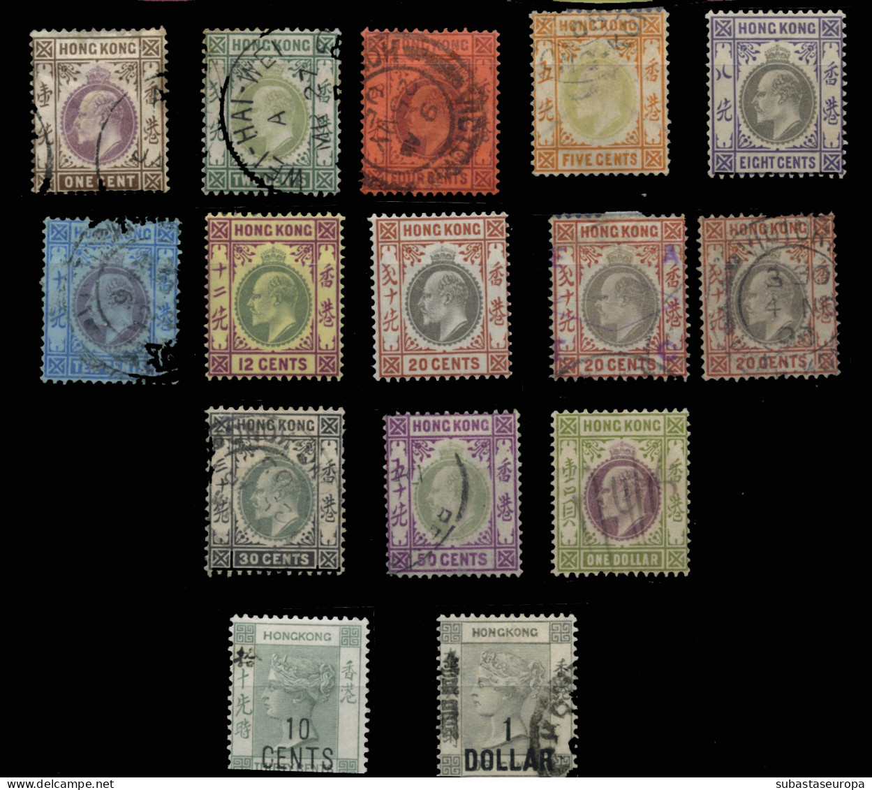 HONG KONG. Ø/* 60/61 Y 62/72 (serie Corta). Cat. 280 €. - Used Stamps