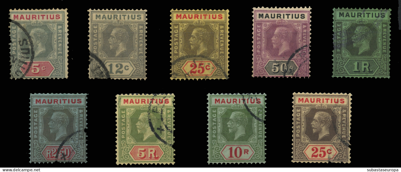 MAURICIO. Ø 146/54. Cat. 250 €. - Mauritius (...-1967)