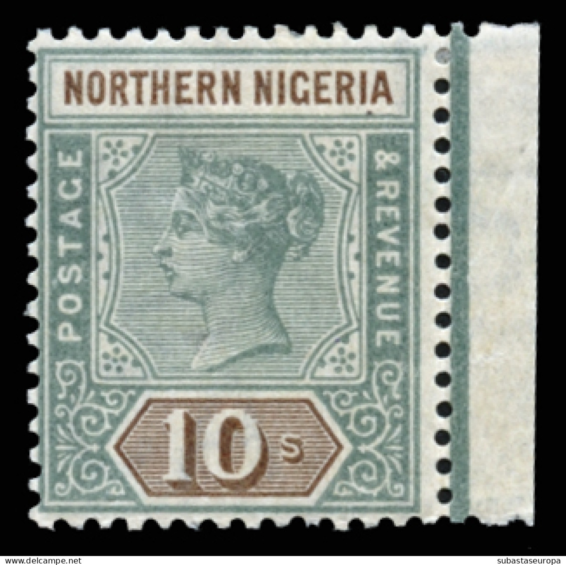 NIGERIA DEL NORTE. */** 1/9. Preciosa. Cat. 650 €. - Nigeria (...-1960)