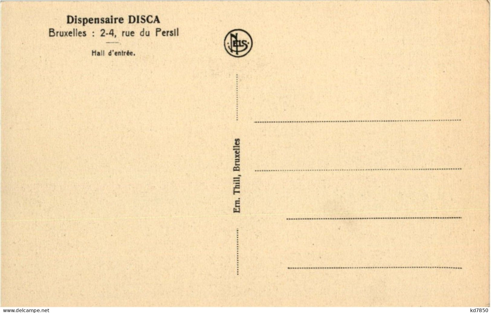 Bruxelles - Dispensaire Disca - Other & Unclassified
