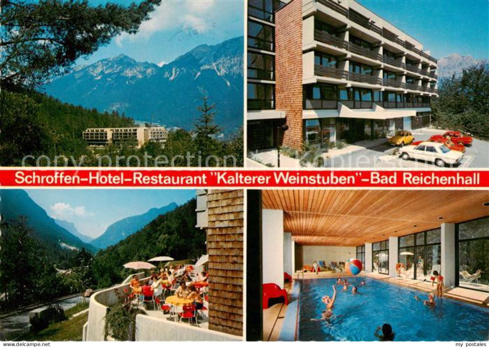 73786036 Bad Reichenhall Schroffen-Hotel-Restaurant Kalterer Weinstuben M. Halle - Bad Reichenhall