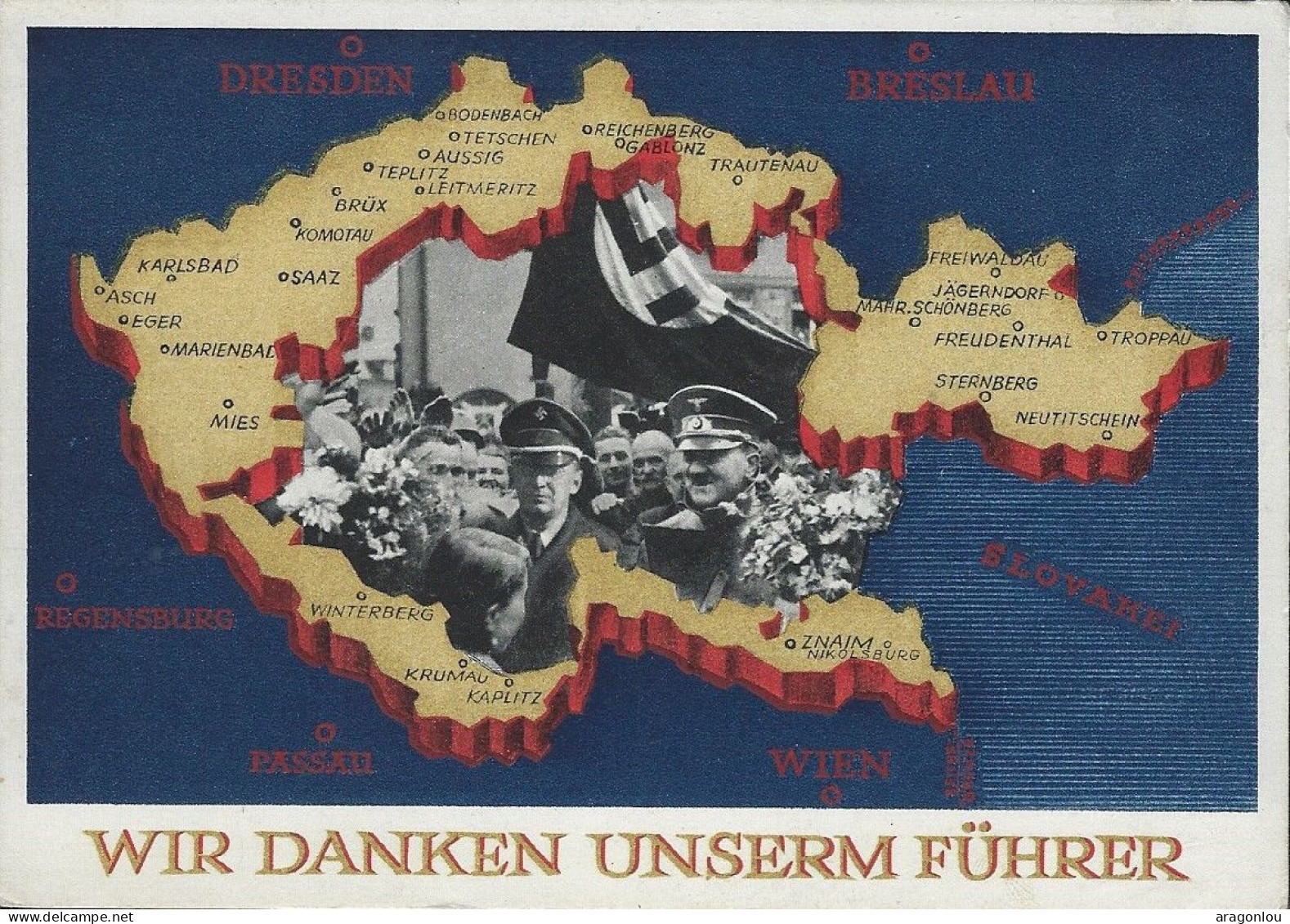 Europa - Deutschland-Drittes Reich - Postkarte  -  1939 - Weltkrieg 1939-45