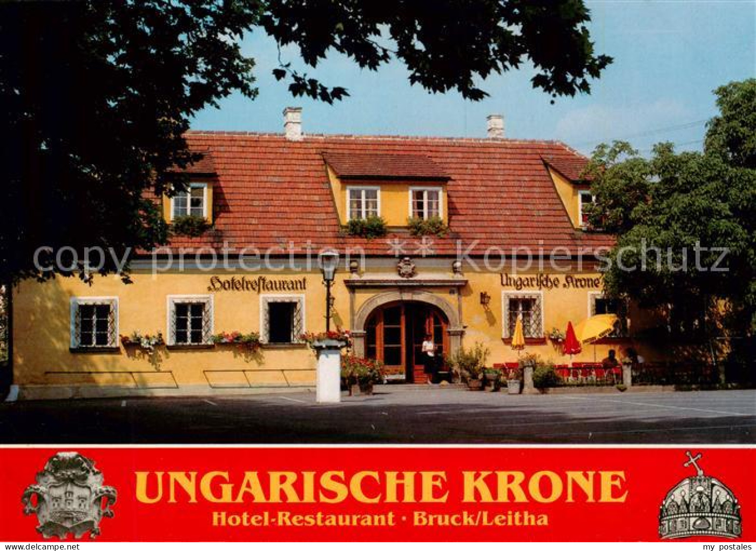 73786008 Bruck Leitha Restaurant-Hotel Ungarische Krone Aussenansicht Bruck Leit - Otros & Sin Clasificación