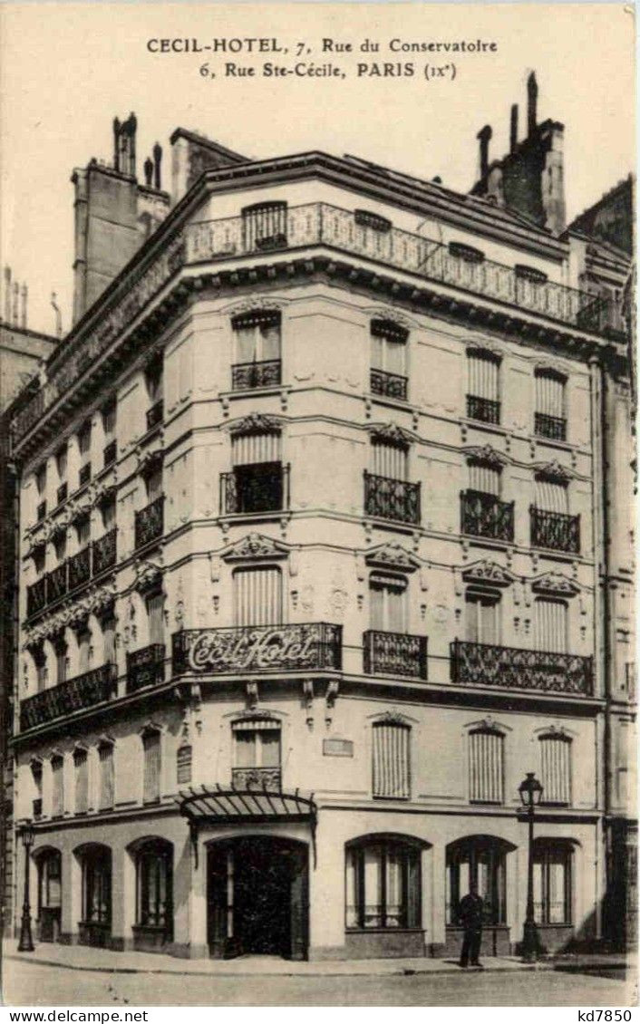 Paris - Cecil Hotel - Arrondissement: 09