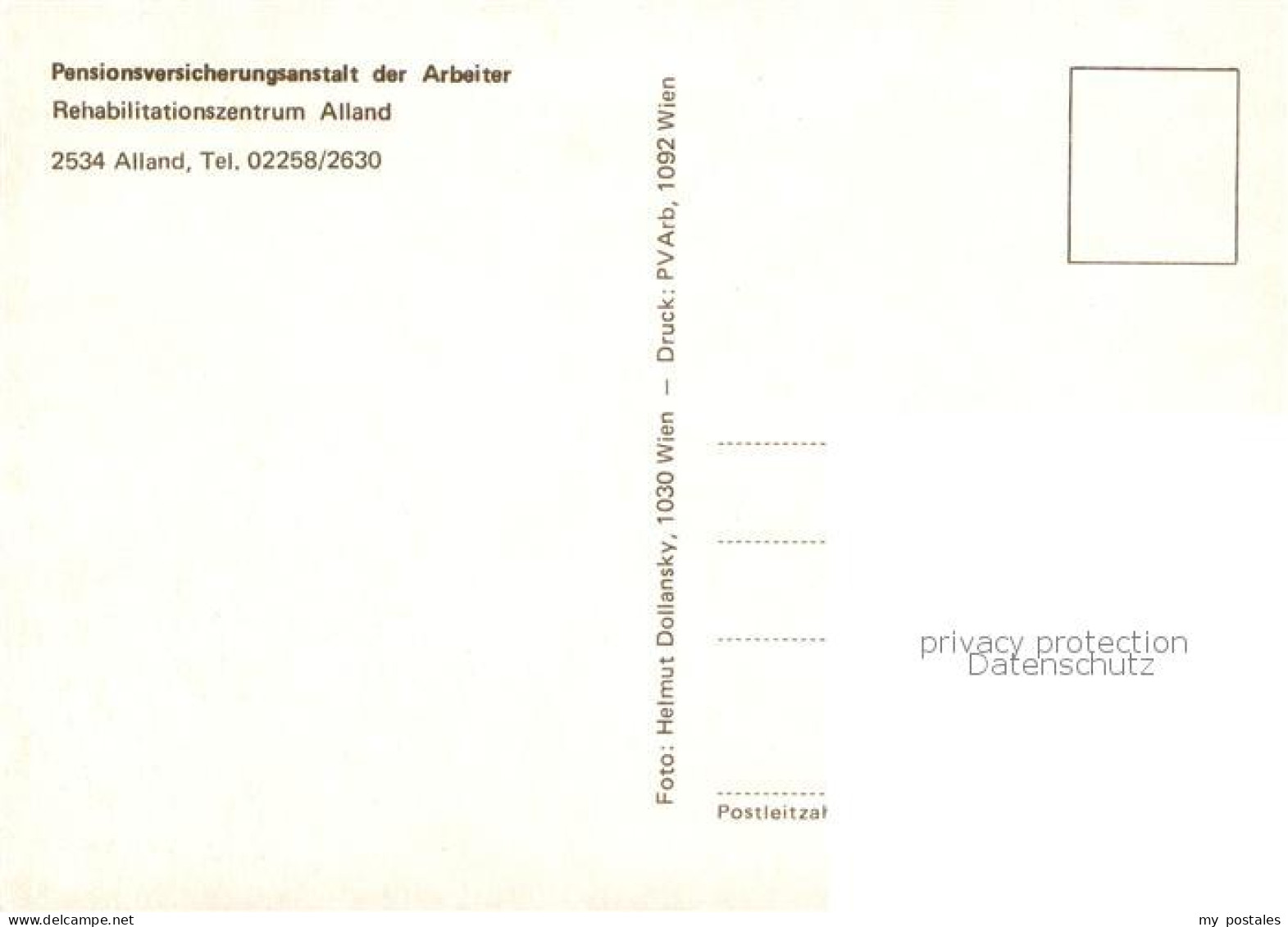 73785956 Alland Niederoesterreich Rehabilitationszentrum Alland Aussenansicht Al - Sonstige & Ohne Zuordnung