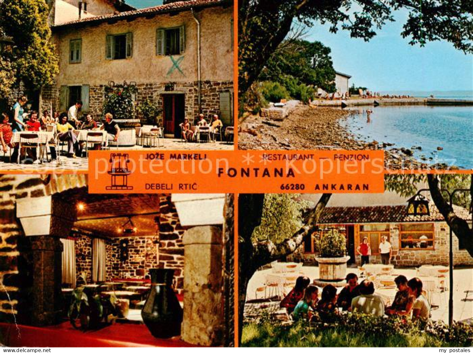 73785955 Ankaran Ancarano Slovenia Restaurant-Pension Fontana M. Strand  - Slovenië