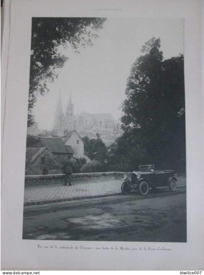 1924 CHARTRES  Voiture Ancienne MATHIS PORTE GUILLAUME - Non Classés