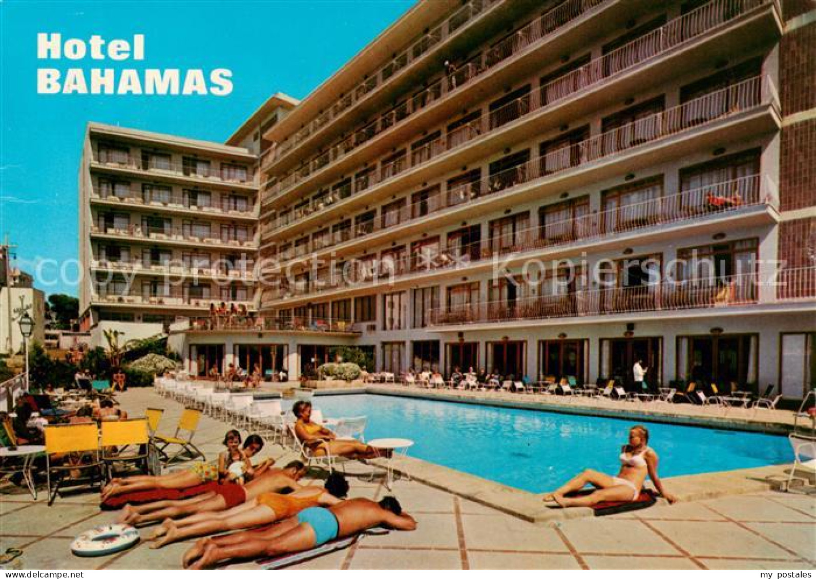 73785942 El Arenal Mallorca ES Hotel Bahamas Pool-Ansicht  - Sonstige & Ohne Zuordnung