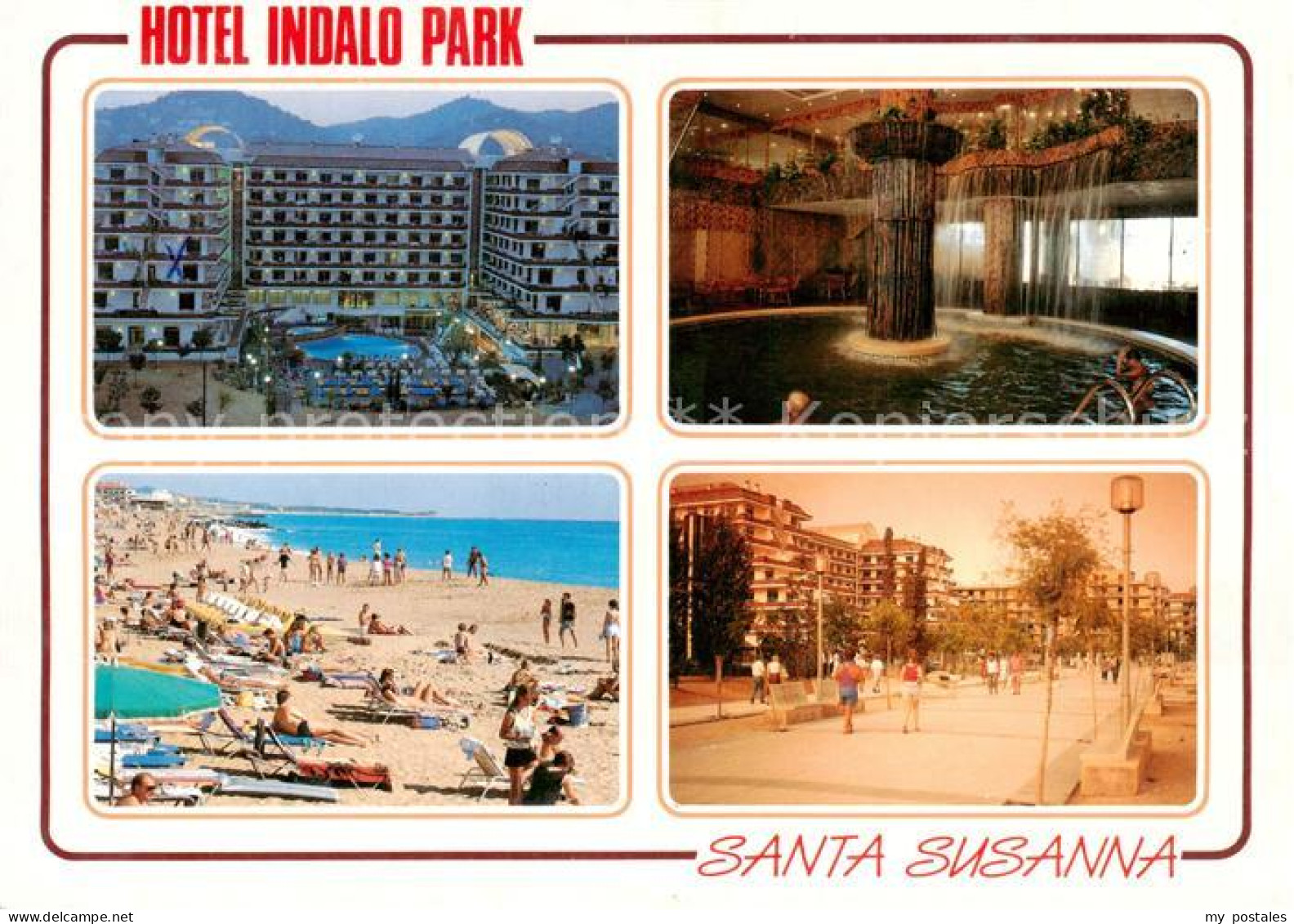 73785940 Santa Susanna Cataluna ES Hotel Indalo Park Teilansichten M. Strand  - Sonstige & Ohne Zuordnung