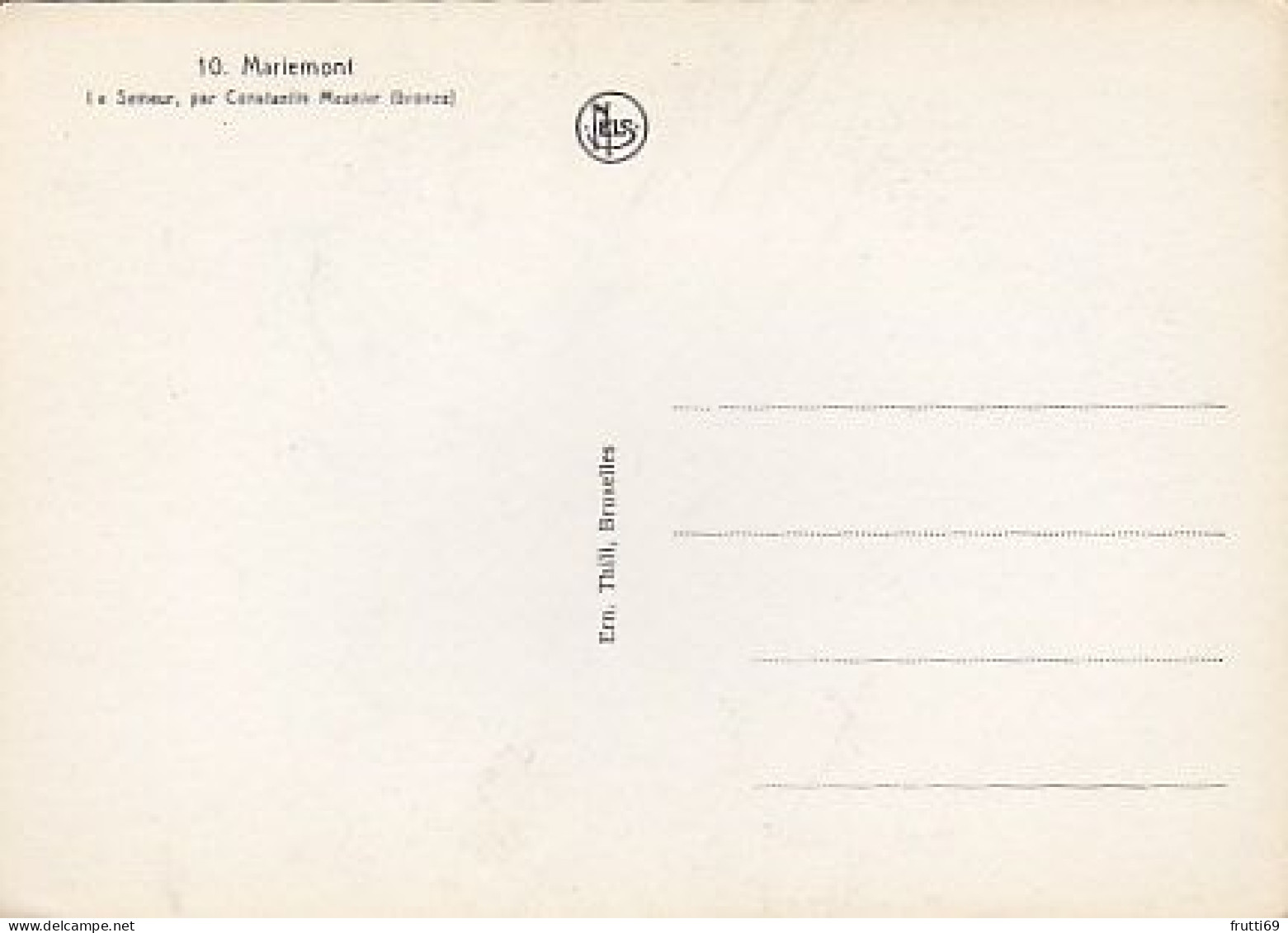 AK 215598 BELGIUM - Mariemont - Le Semeur - Other & Unclassified