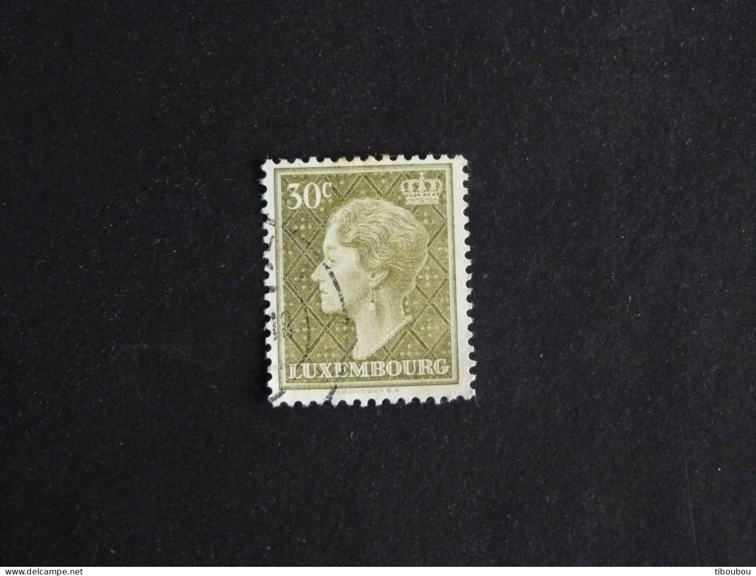 LUXEMBOURG LUXEMBURG YT 545 OBLITERE - GRANDE DUCHESSE CHARLOTTE - Used Stamps