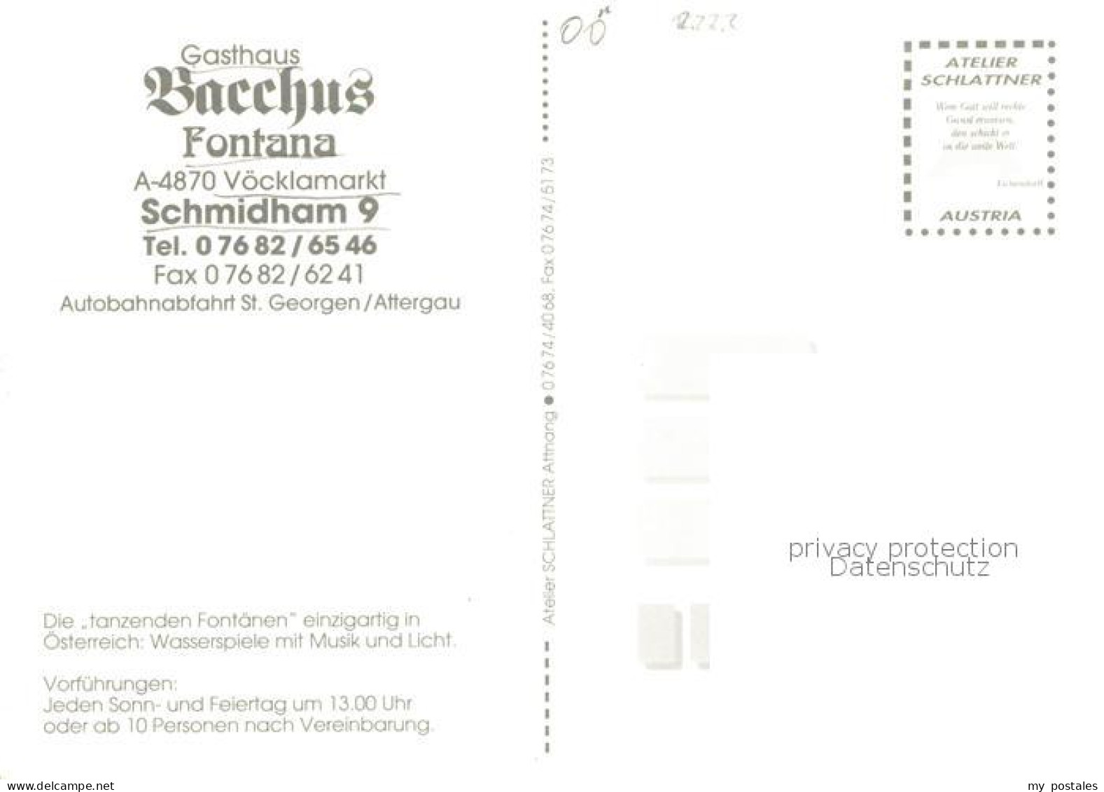73785927 Voecklamarkt Gasthaus Bacchus Fontana Innenansicht Voecklamarkt - Other & Unclassified