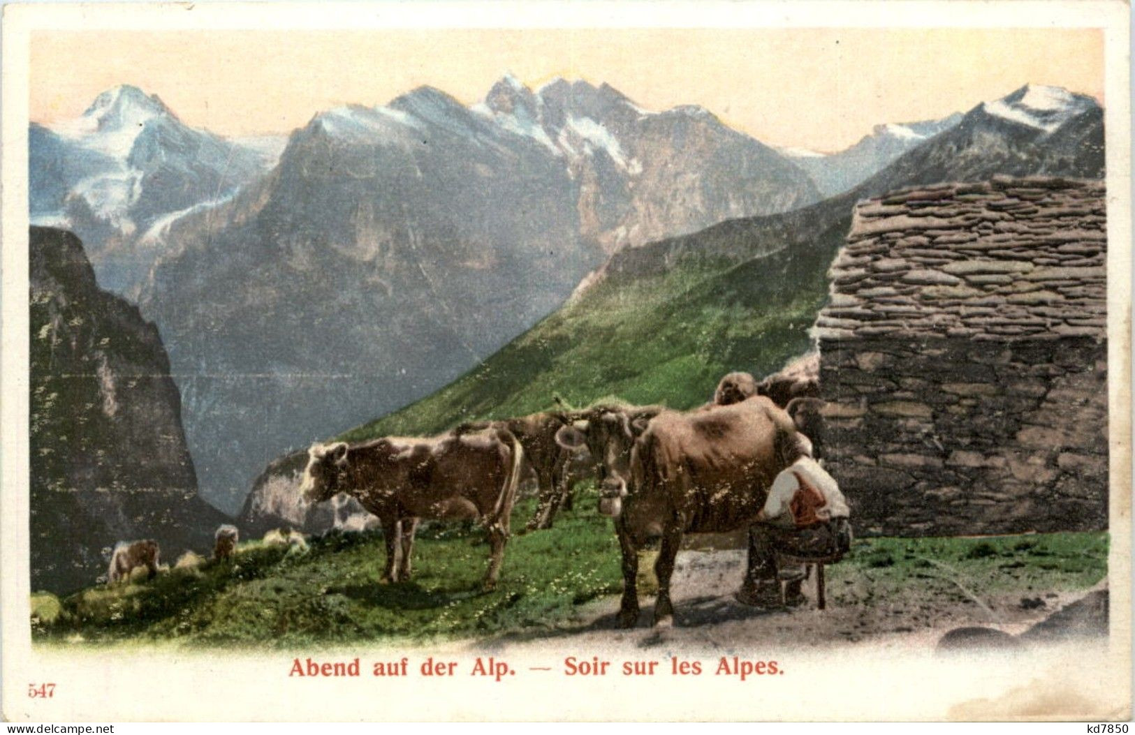 Abend Auf Der Alp - Paysans