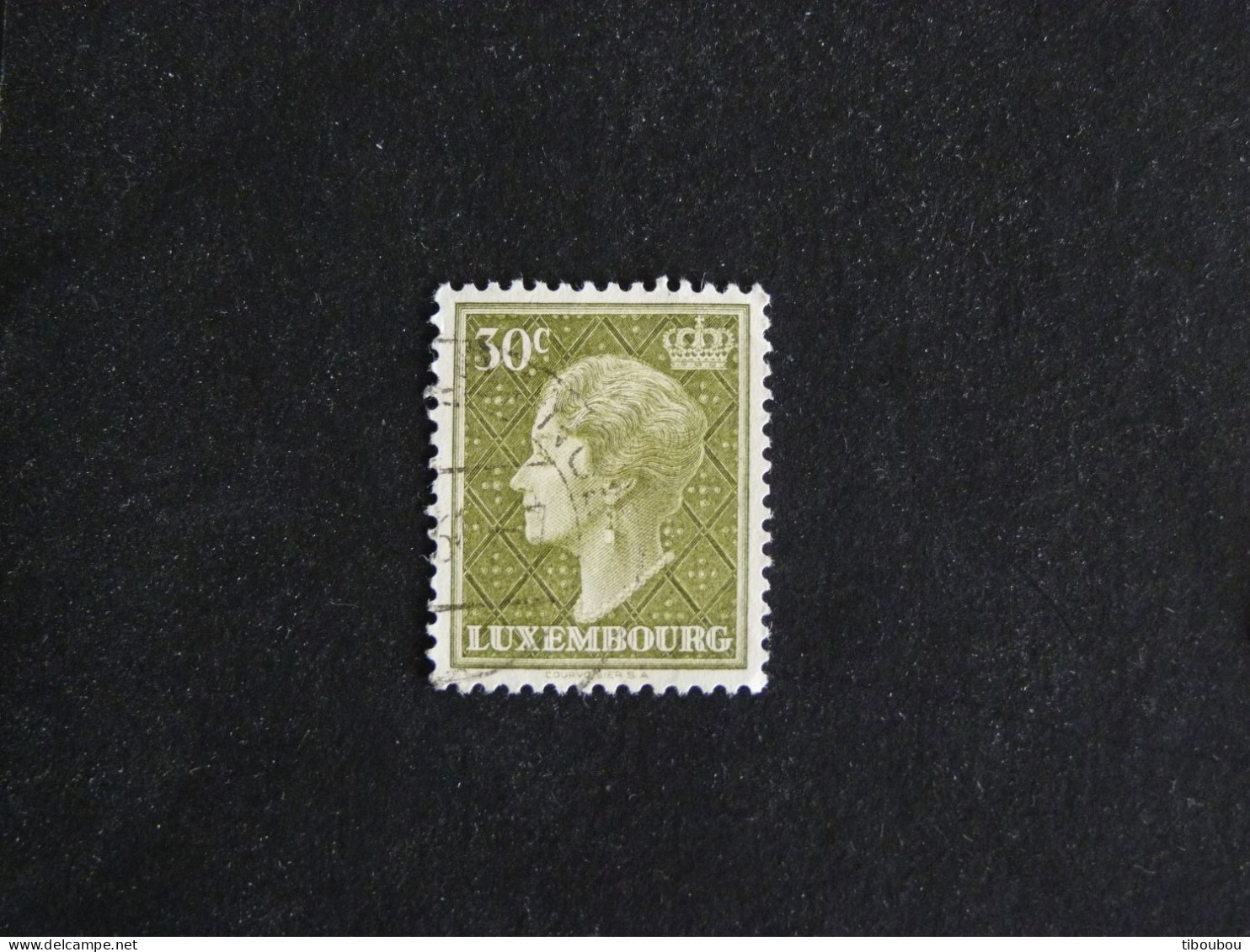 LUXEMBOURG LUXEMBURG YT 545 OBLITERE - GRANDE DUCHESSE CHARLOTTE - Used Stamps