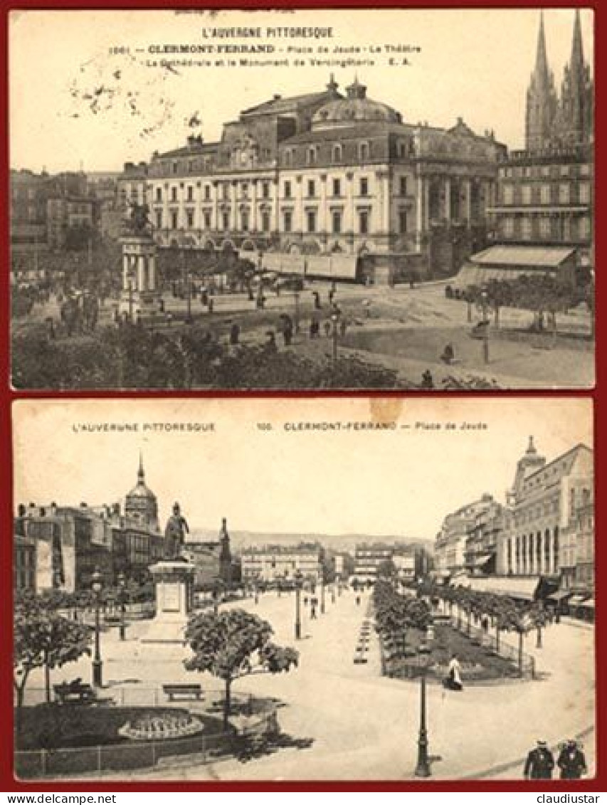 ** LOT  3  CARTES  -  PLACE  De  JAUDE  1915 ** - Clermont Ferrand