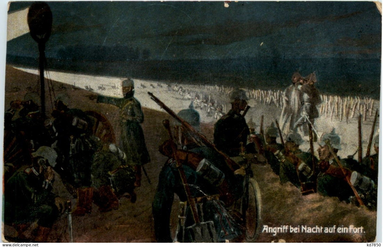 Angriff Bei Nacht - Guerra 1914-18