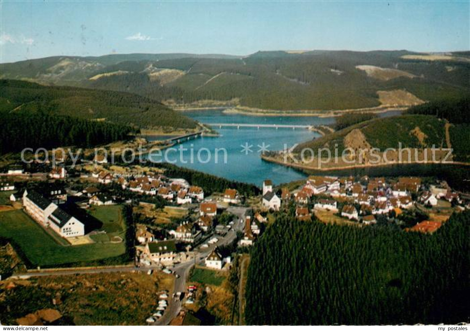 73785905 Schulenberg Oberharz Fliegeraufnahme Gesamtansicht M. Okertalsperre Sch - Sonstige & Ohne Zuordnung