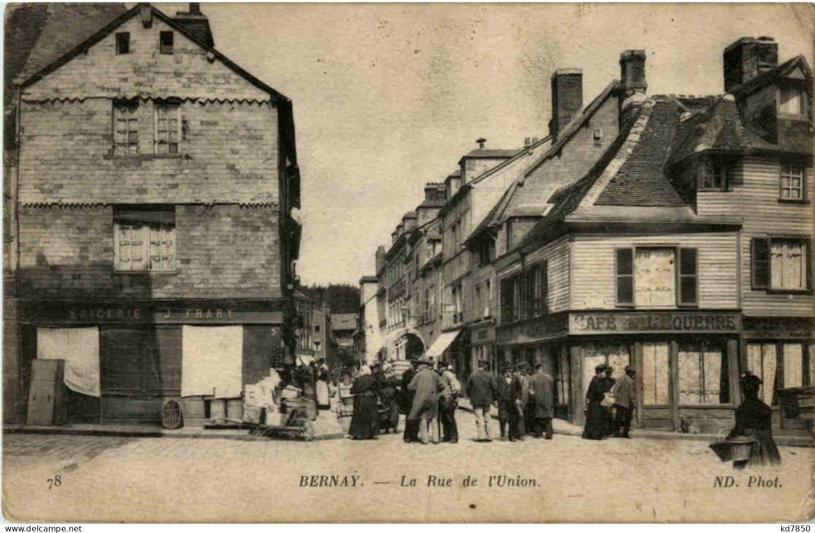 Bernay- La Rue De L Union - Autres & Non Classés