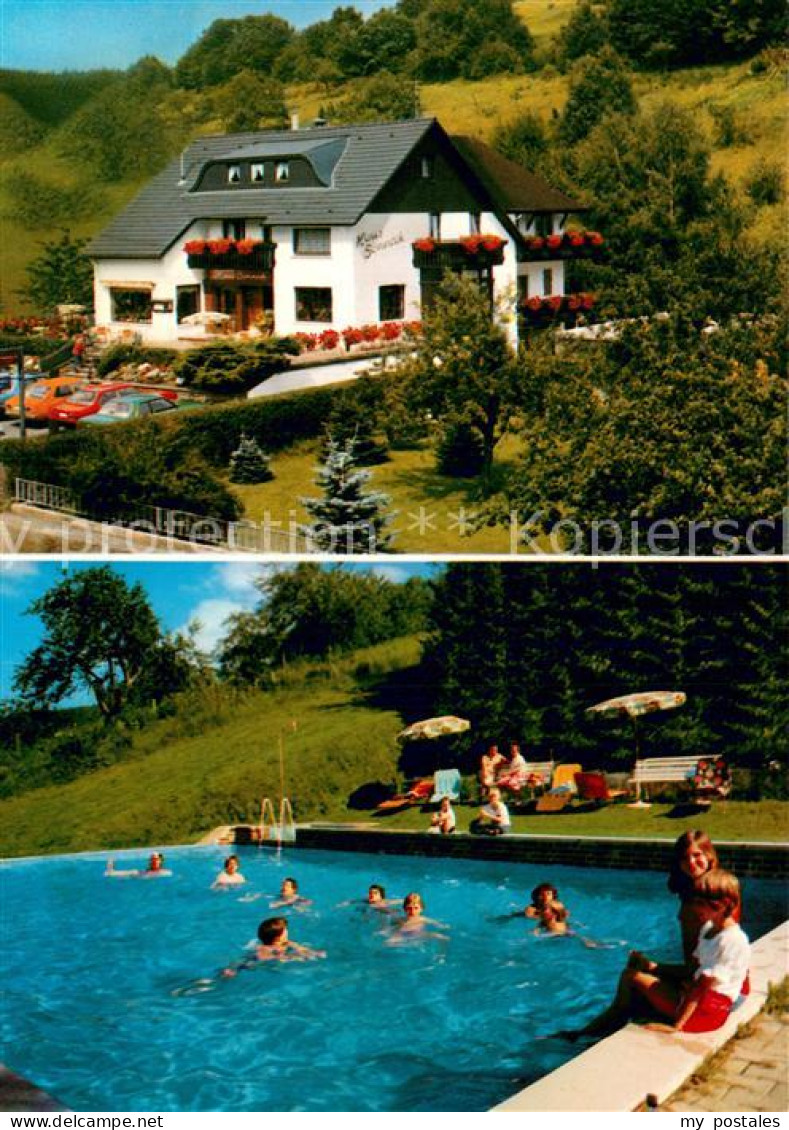 73785897 Frammersbach Gaestehaus Pension Haus Sonneck Swimming Pool Frammersbach - Sonstige & Ohne Zuordnung