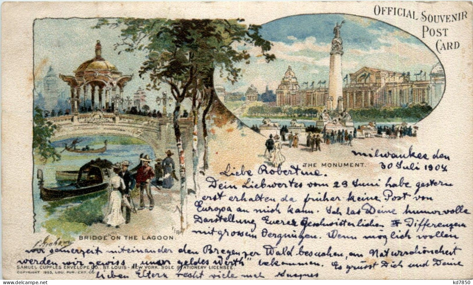 St. Louis - World Fair 1904 - St Louis – Missouri