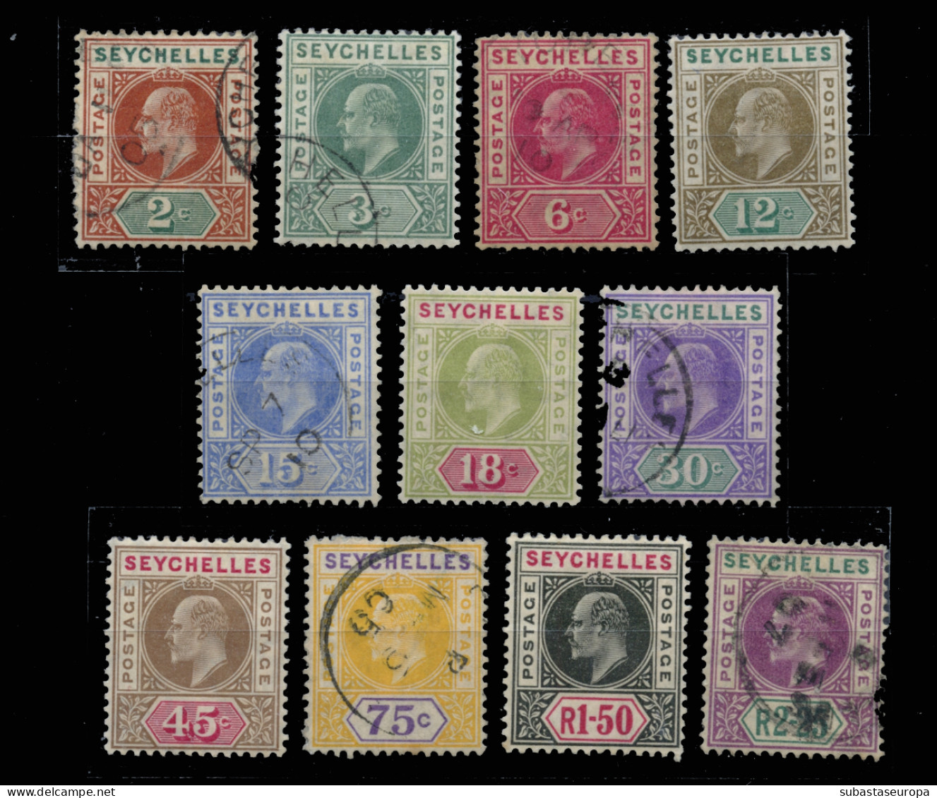 SEYCHELLES. */Ø 52/62. Calidad Regular. Cat. 150 €. - Seychelles (1976-...)