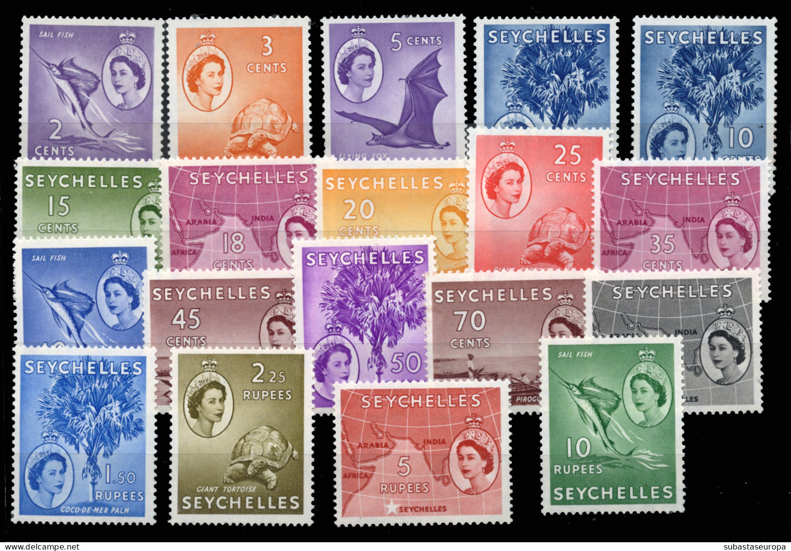 SEYCHELLES. * 167/81. Bonita. Cat. 90 €. - Seychelles (1976-...)