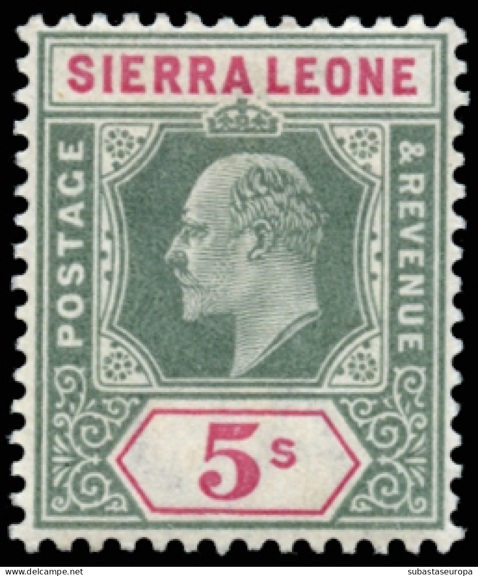 SIERRA LEONA. */Ø 49/60. Mayoría En Nuevo, Entre Ellos El Final De Serie. Cat. 500 €. - Sierra Leona (...-1960)