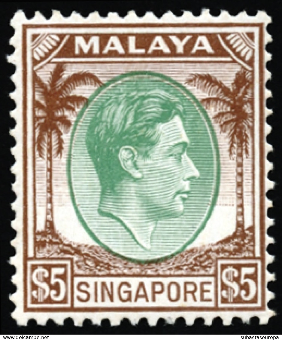 SINGAPUR. * 1/20. Tipo A. Bonita. Cat. 265 €. - Singapore (...-1959)