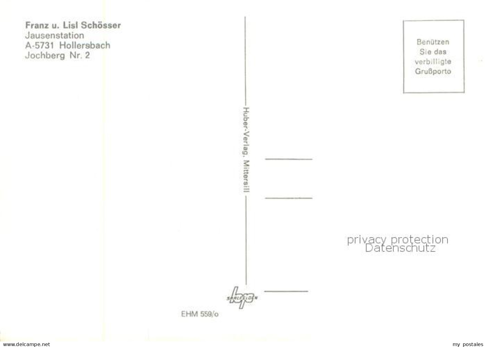 73785878 Hollersbach Pinzgau Jausenstation Franz Und Lisl Schoesser Hollersbach  - Andere & Zonder Classificatie