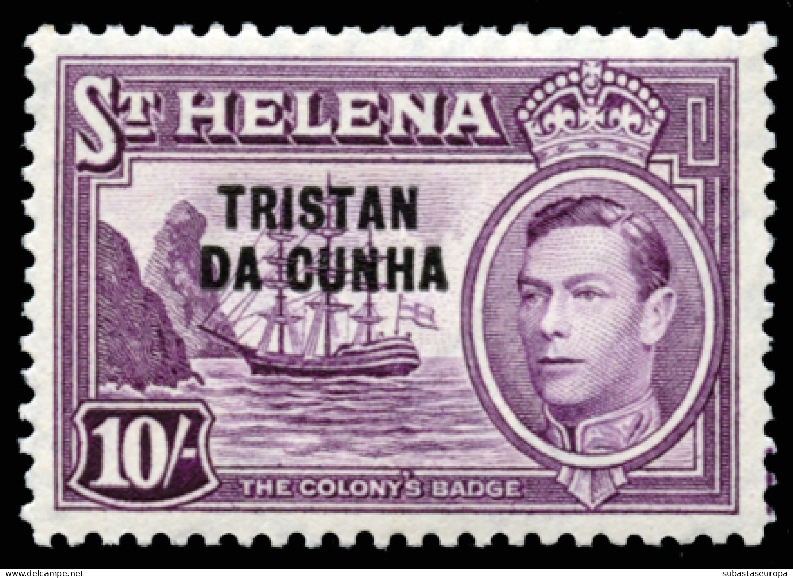 TRISTAN DA CUNHA. * 1/12. Bonita. Cat. 175 €. - Tristan Da Cunha