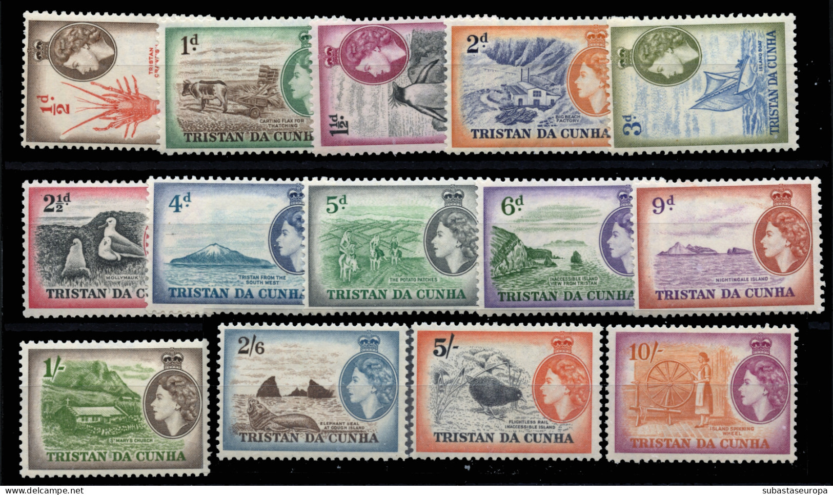 TRISTAN DA CUNHA. * 14/27 . Preciosa. Cat. 175 €. - Tristan Da Cunha