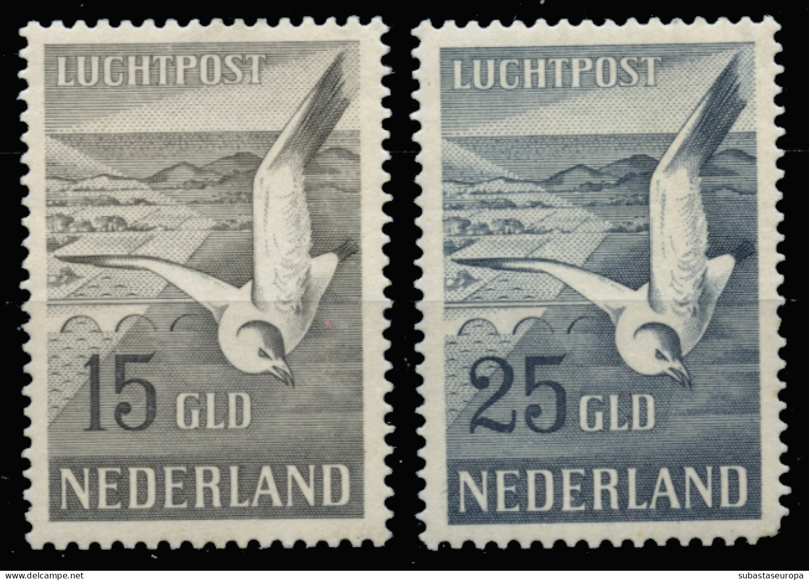 HOLANDA. * Av. 12/13. Gaviotas. Cat. 400 €. - Airmail