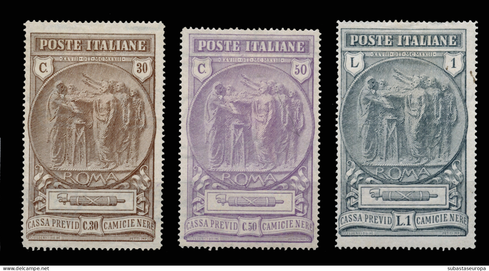 ITALIA. * 140/42. Cat. 120 €. - Nuevos