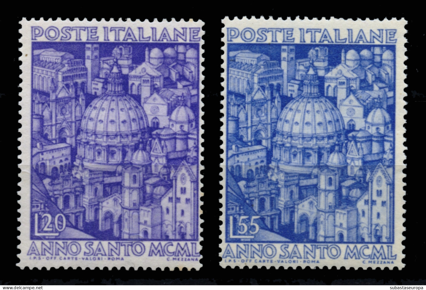 ITALIA. ** 558/59. Cat. 120 €. - 1946-60: Nuevos