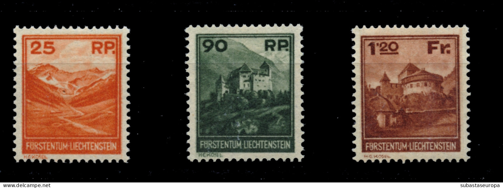 LIECHTENSTEIN. * 111/13. Bonita. Cat. 370 €. - Unused Stamps