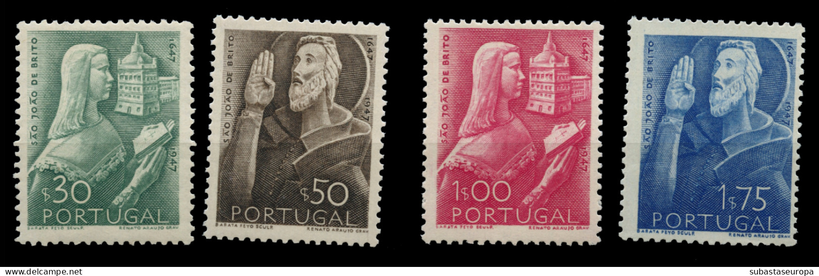 PORTUGAL. ** 702/05. San Juan De Brito. Mundifil Nº 691/64 (48 €). Cat. 30 €. - Nuevos