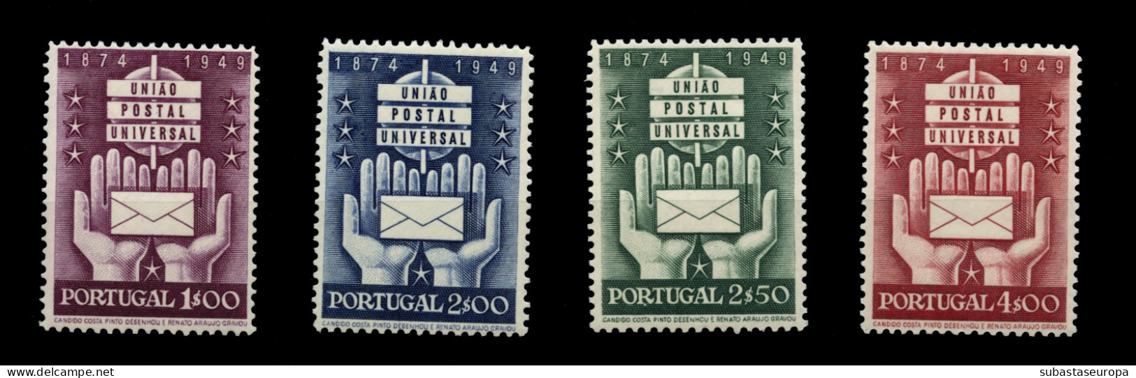 PORTUGAL. ** 726/29. UPU. Mundifil Nº 715/18 (47 €). Cat. 30 €. - Unused Stamps