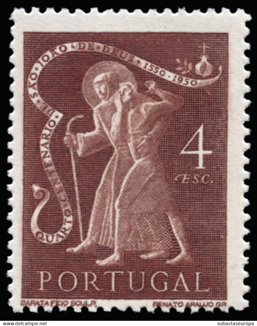 PORTUGAL. ** 734/39. San Juan De Dios. Mundifil Nº 723/28 (188 €). Cat. 115 €. - Unused Stamps