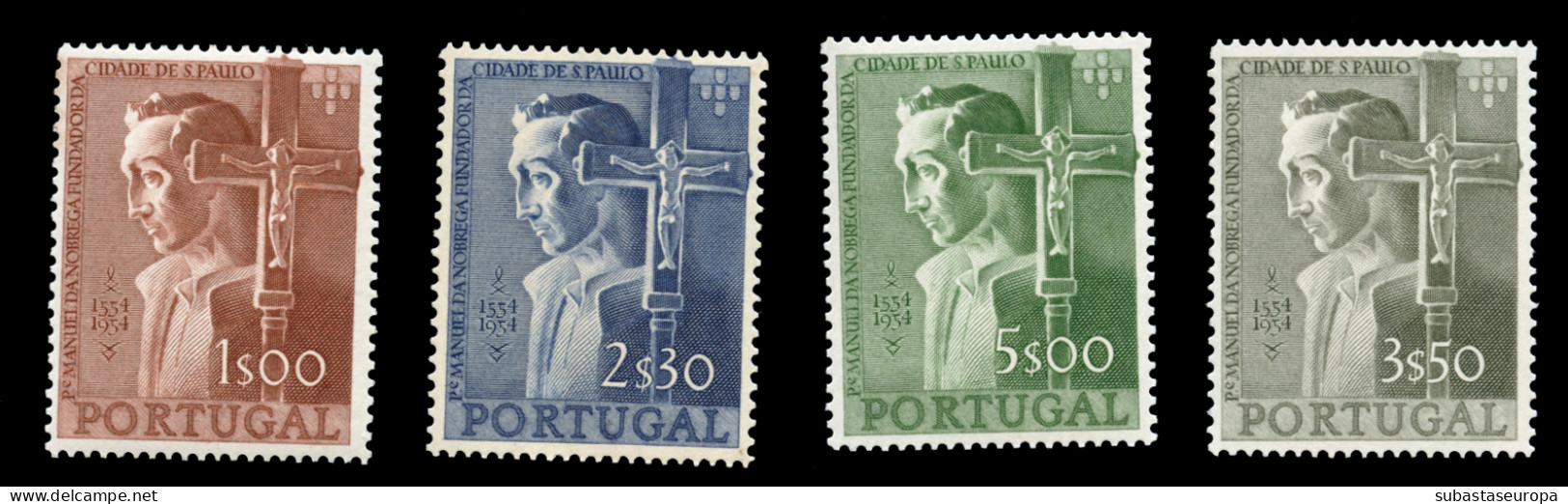PORTUGAL. ** 813/16. San Pablo. Mundifil Nº 802/05 (255 €). Cat. 160 €. - Unused Stamps