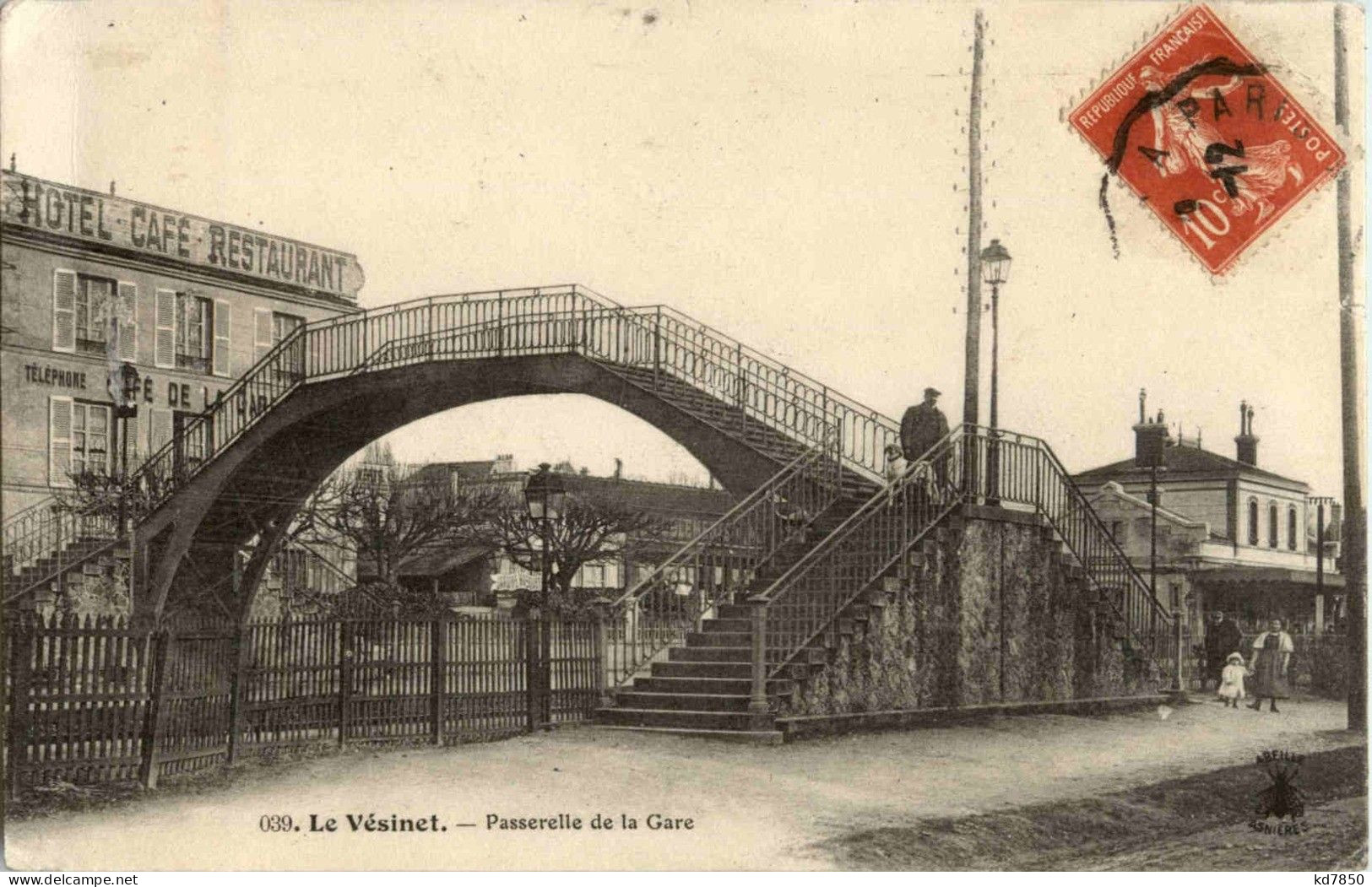 Le Vesinet - Passerelle De La Gare - Le Vésinet