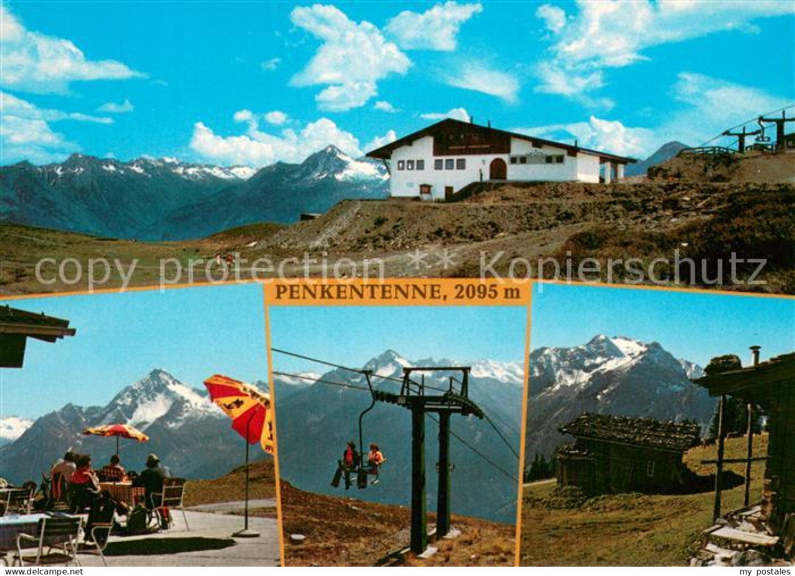 73785872 Finkenberg  Zillertal Tirol AT Penkentenne Terrasse Sessellift Panorama - Andere & Zonder Classificatie