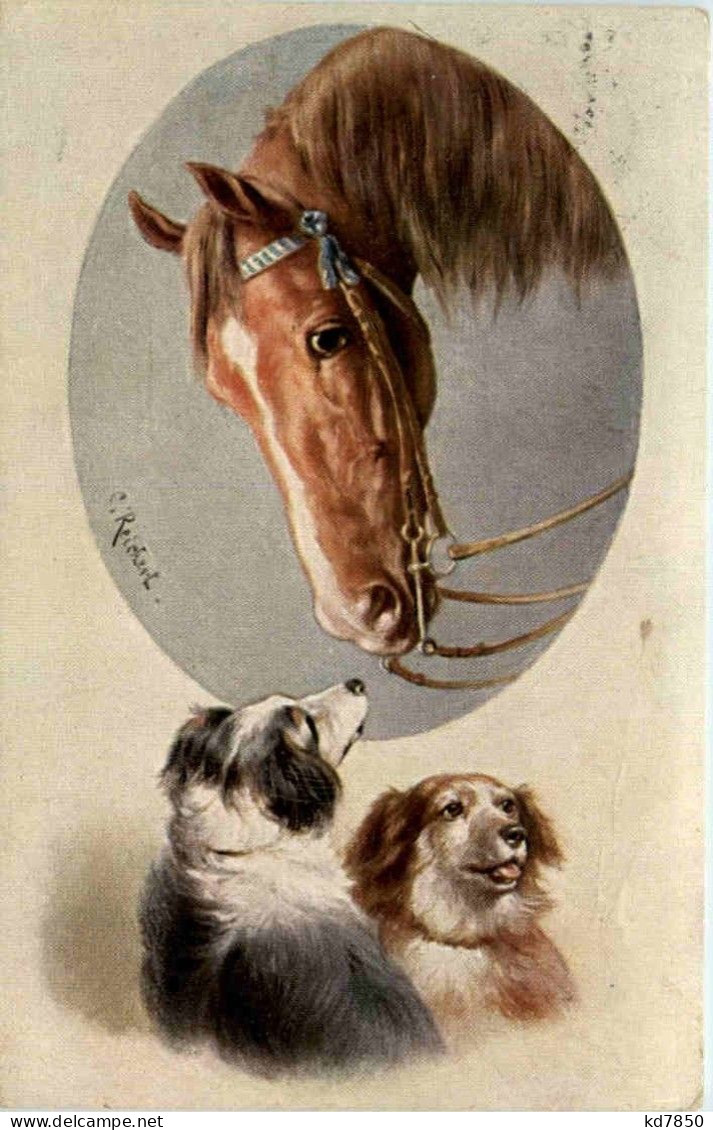 Horse And Dog - Chevaux