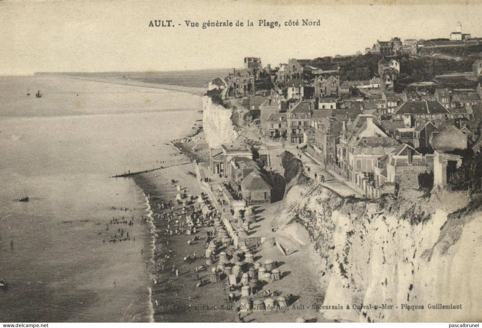 AULT - VUE GENERALE DE LA PLAGE COTE NORD - Ault