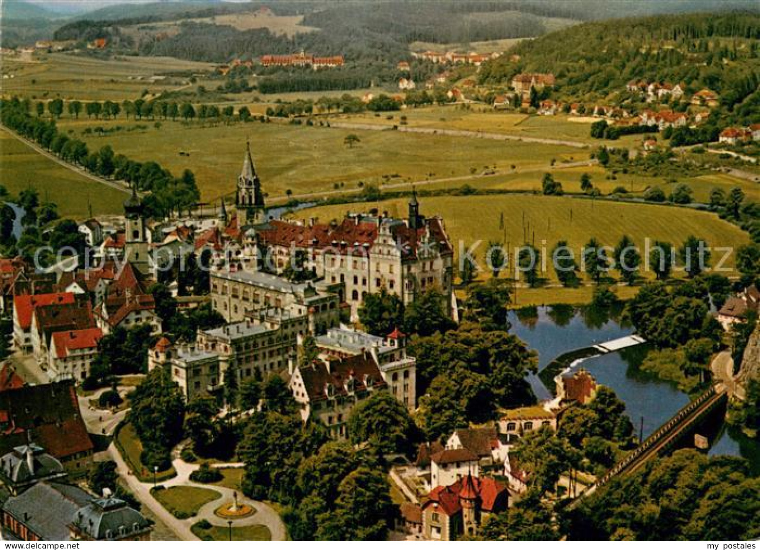 73785836 Sigmaringen Schloss Der Fuersten Von Hohenzollern Fliegeraufnahme Sigma - Sigmaringen