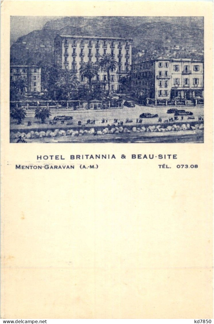 Menton Garavan - Hotel Britannia - Menton