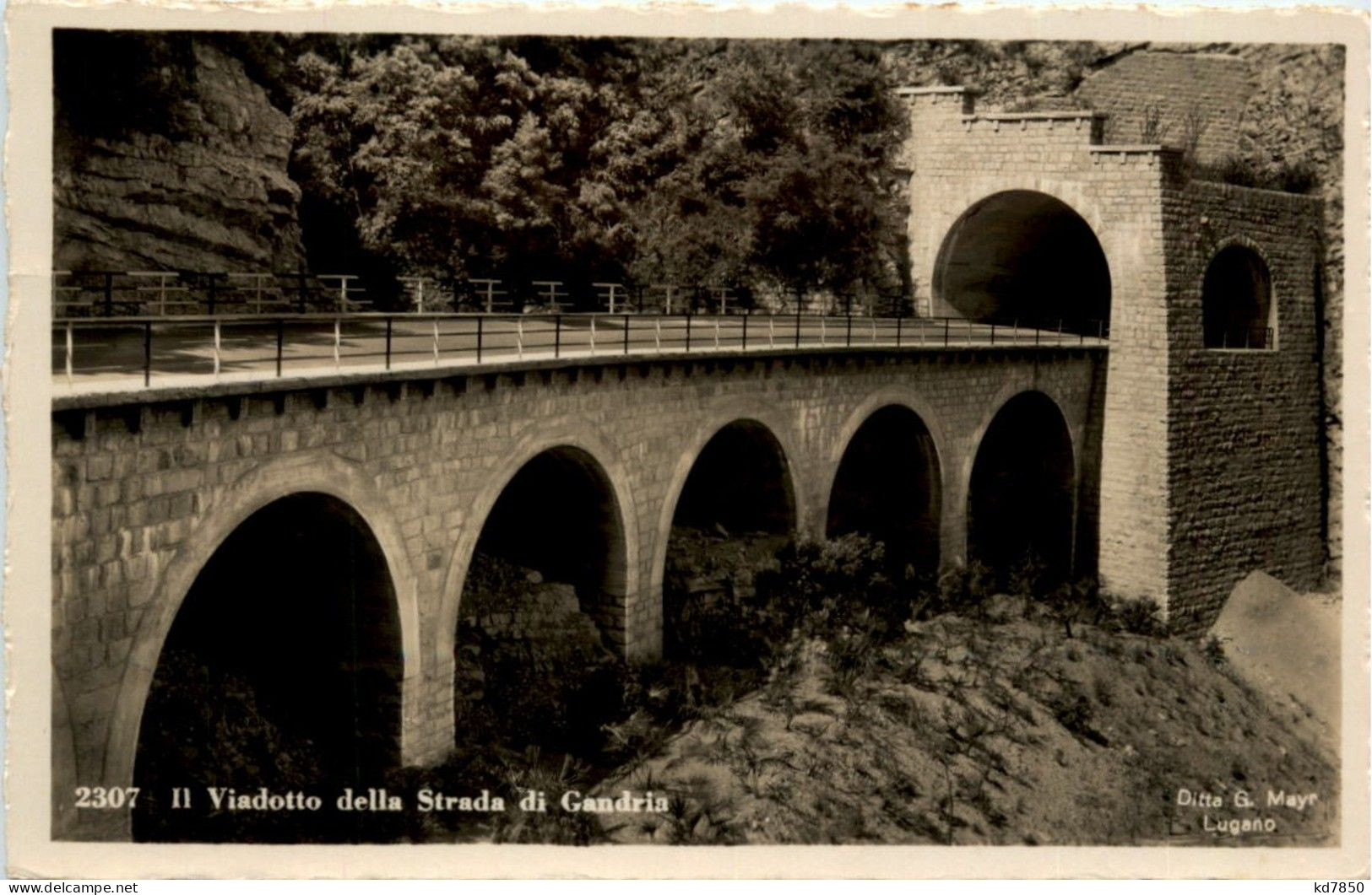 Il Viadotto Della Strada Di Gandria - Gandria 