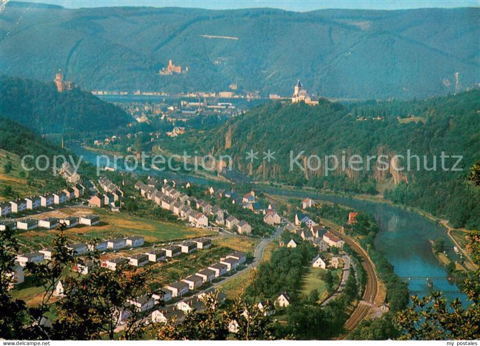 73785822 Lahnstein Ober Und Niederlahnstein Mit Burg Lahneck Schloss Stolzenfels - Lahnstein