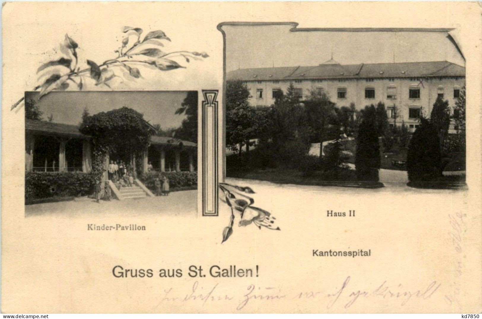 Gruss Aus St. Gallen - Kantons Spital - San Galo